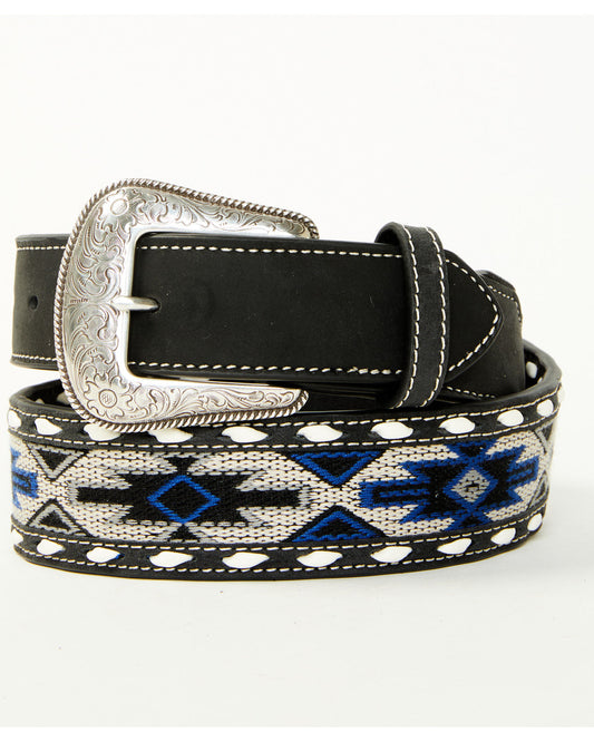 Men's Southwestern Inlay Tapered Belt