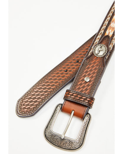 Men's Atwood Southwestern Inlay Belt