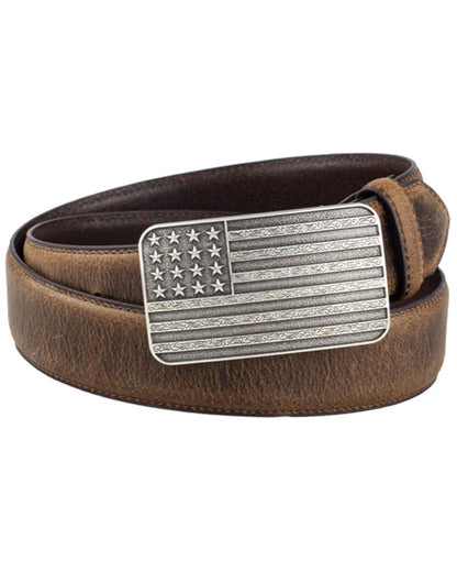 Men's American Flag Buckle Belt