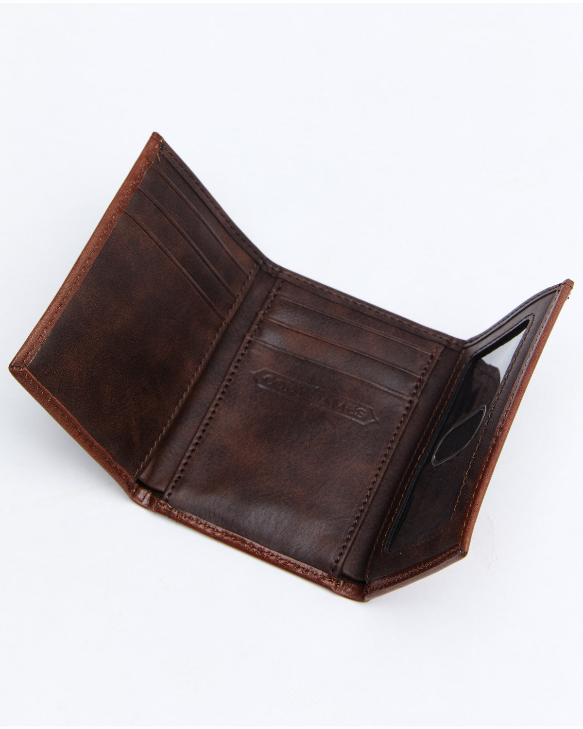 Men's Hair-On Trifold Wallet