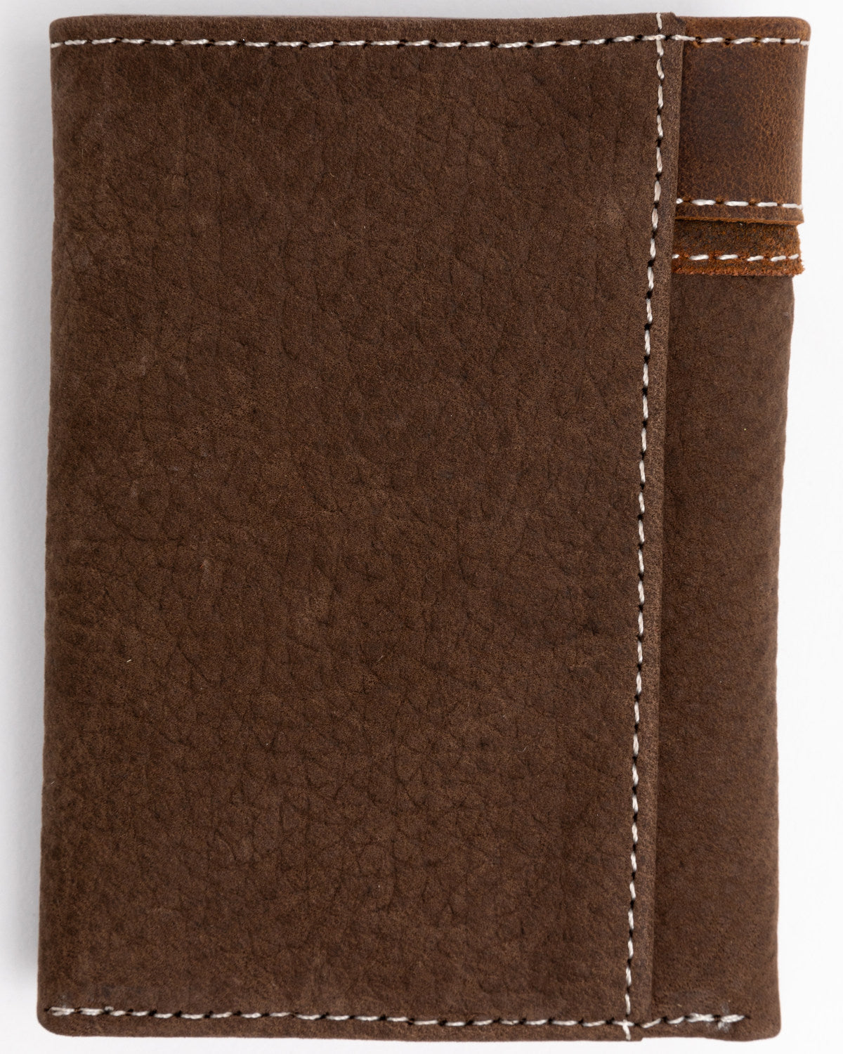 Men's Boot Stitch Longhorn Tri-Fold Leather Wallet