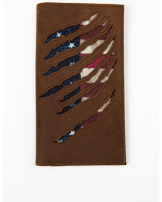 Men's Americana Leather Checkbook Wallet