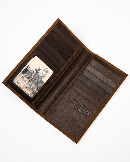 Men's Americana Leather Checkbook Wallet