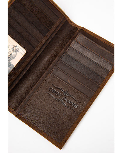Men's Americana Leather Checkbook Wallet