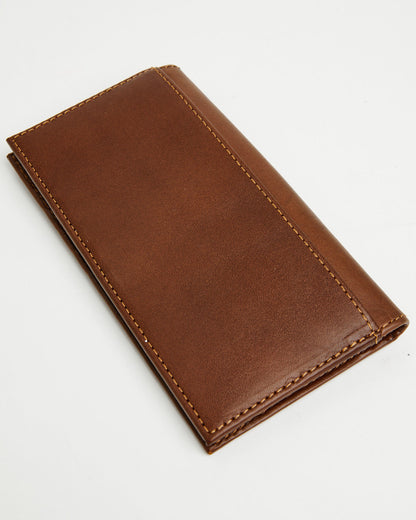 Men's Prescott Tooled Leather Concho Bifold Rodeo Wallet