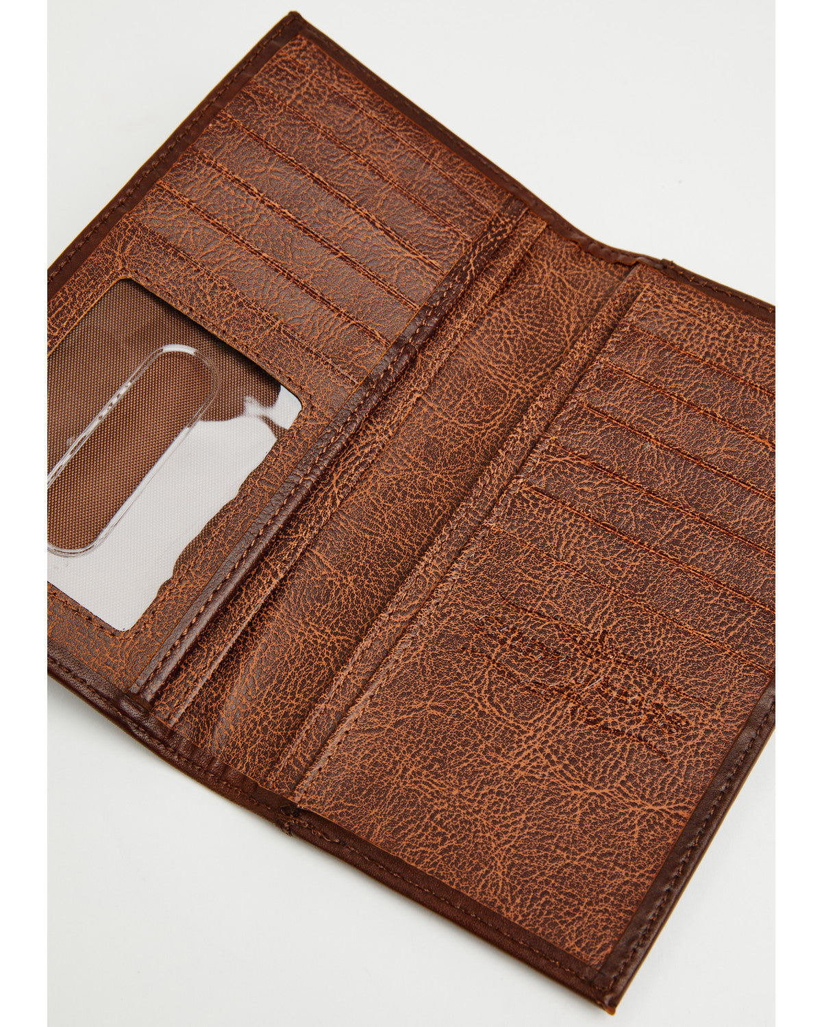 Men's Hutton Basket Weave Tooled Hair-On Bifold Rodeo Walle