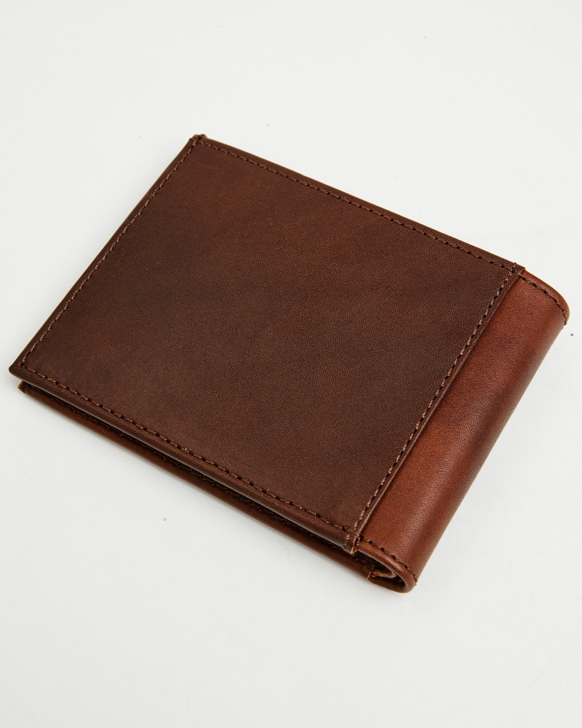 Men's Hutton Basket Weave Tooled Hair-On Bifold Wallet