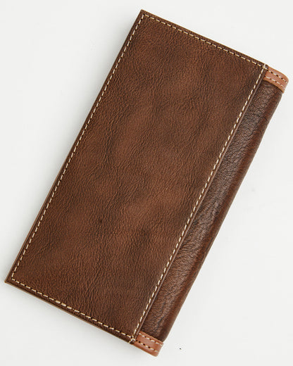 Men's Wells Basketweave Cross Leather Rodeo Wallet