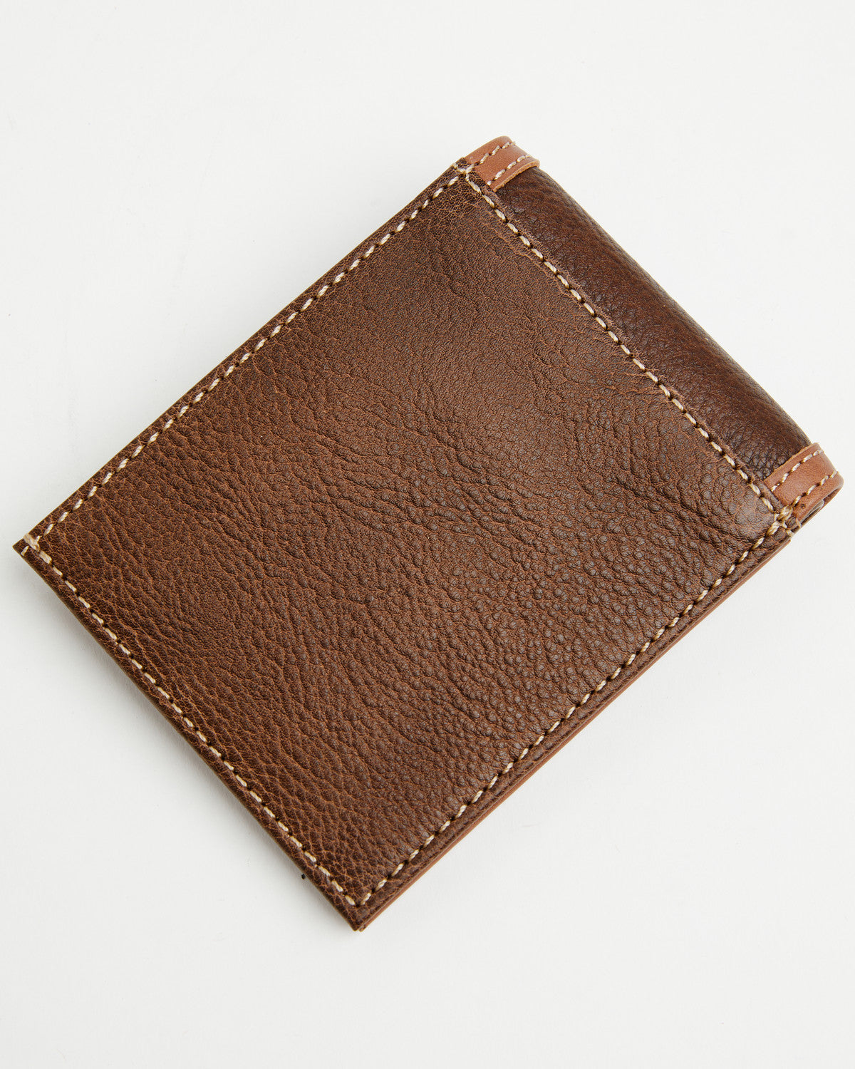 Men's Wells Basketweave Cross Leather Bifold Wallet