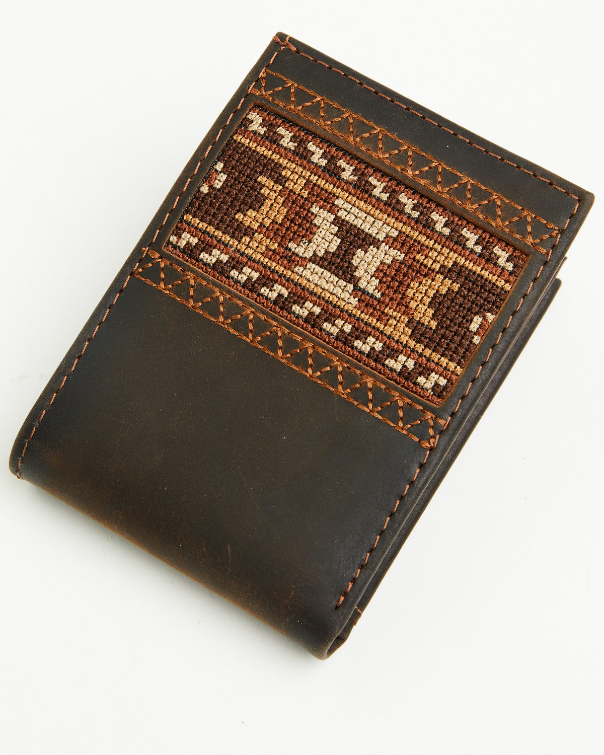 Men's Southwestern Bifold Leather Wallet