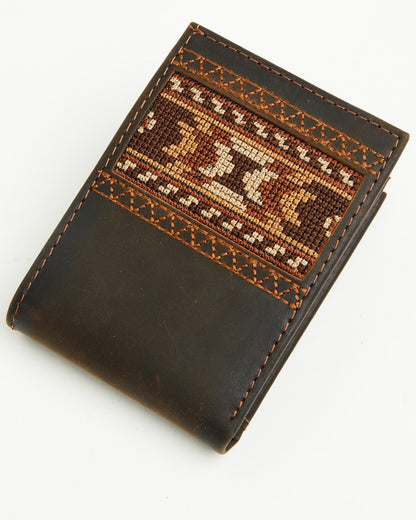 Men's Southwestern Bifold Leather Wallet