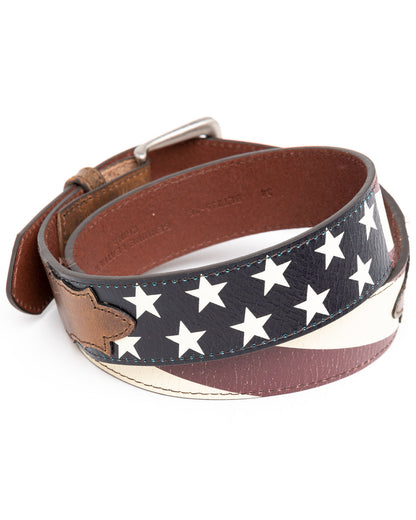 Men's Vintage American Flag Belt