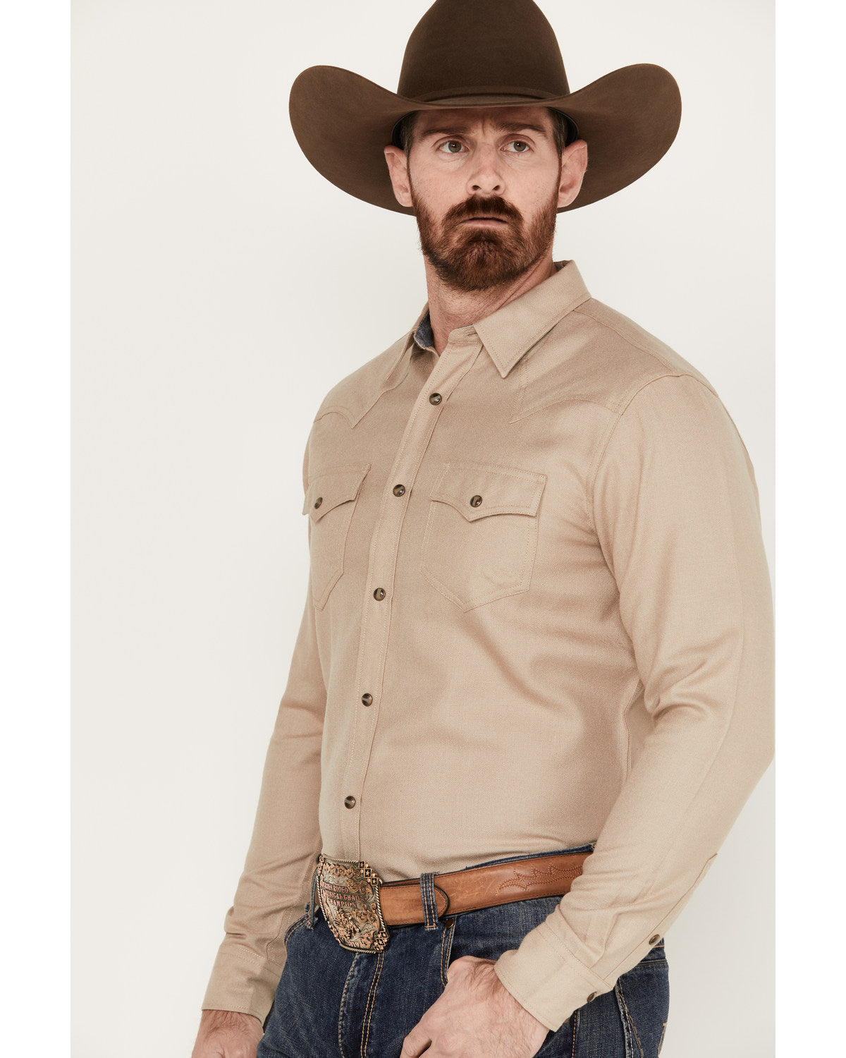 Men's Wooly Mammoth Western Long Sleeve Shirt