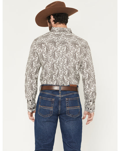 Men's Dagget 2.0 Paisley Print Long Sleeve Button-Down Stre
