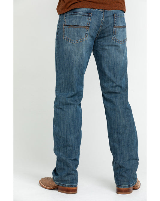 Men's Bozeman Wash Wyatt Slim Bootcut Stretch Denim Jeans