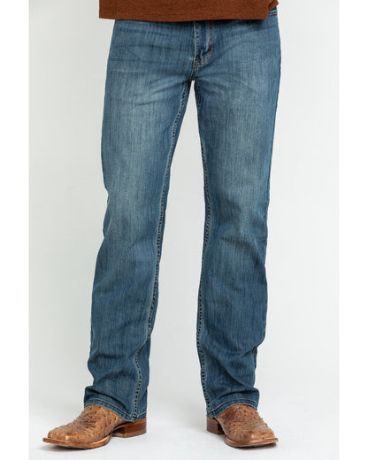 Men's Bozeman Wash Wyatt Slim Bootcut Stretch Denim Jeans