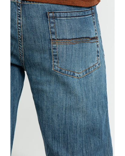 Men's Bozeman Wash Wyatt Slim Bootcut Stretch Denim Jeans