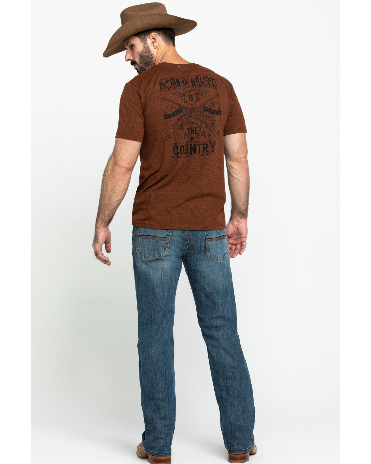 Men's Bozeman Wash Wyatt Slim Bootcut Stretch Denim Jeans