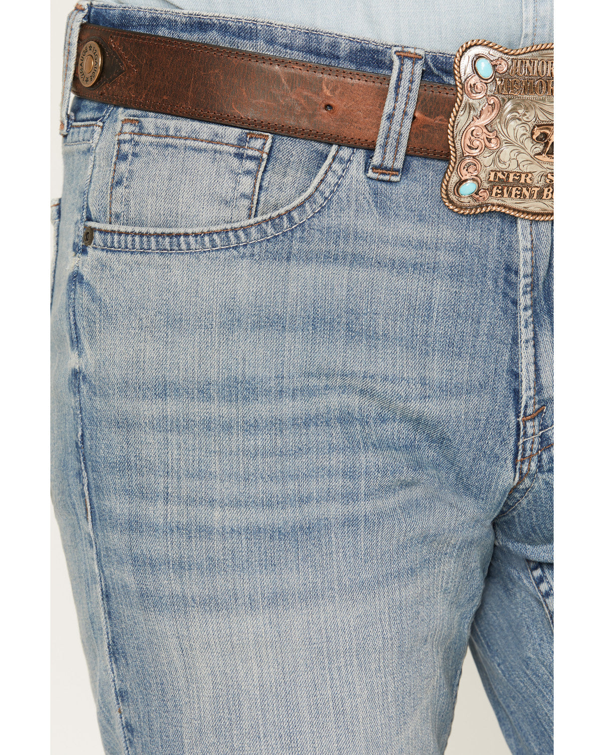 Men's Bronco Wash Yukon Relaxed Straight Stretch Denim Jean