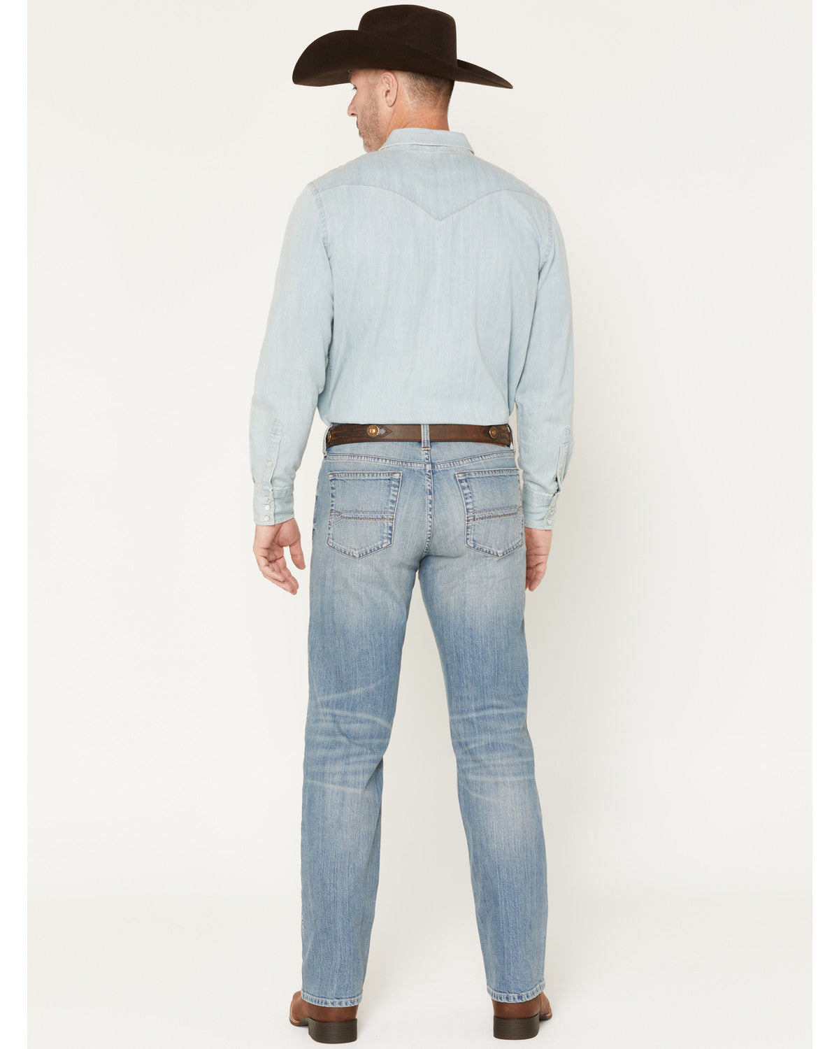 Men's Bronco Wash Yukon Relaxed Straight Stretch Denim Jean