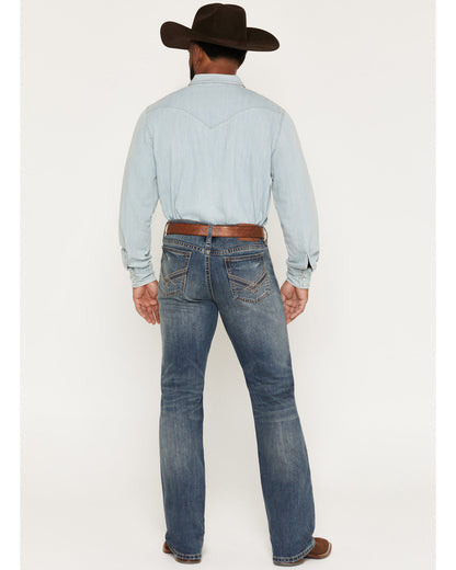 Men's Denver Wash Wyatt Slim Bootcut Stretch Denim Jeans