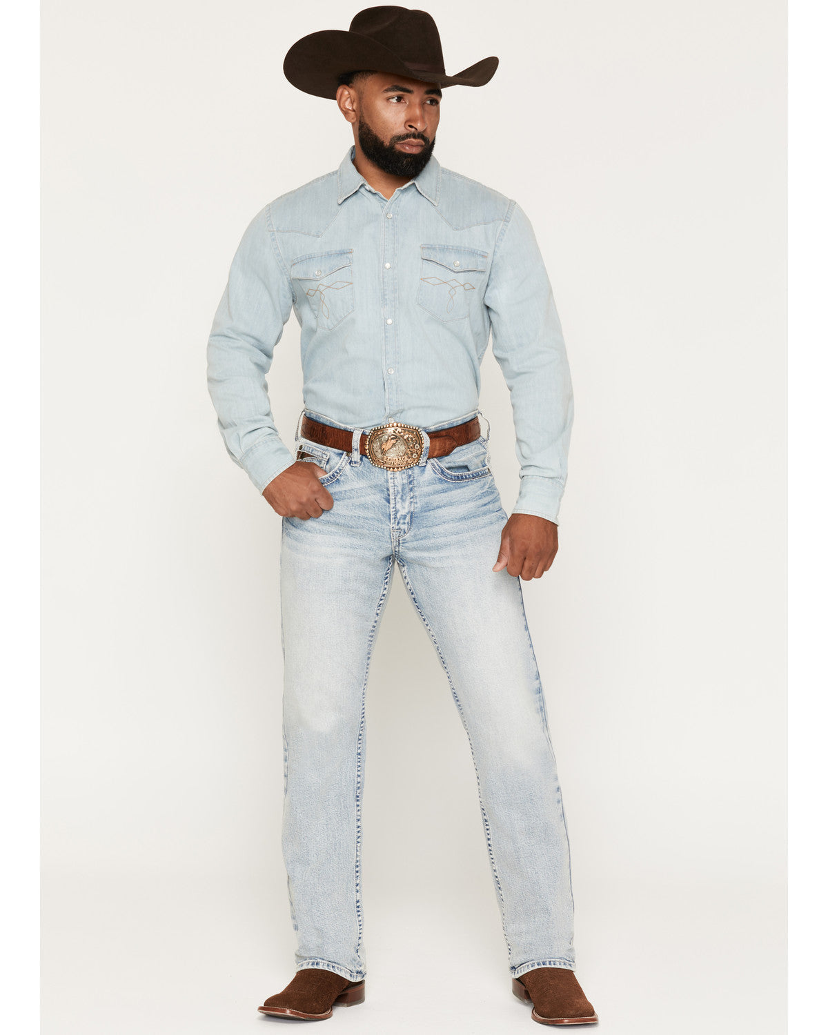 Men's Austin Wash Yukon Relaxed Straight Stretch Denim Jean