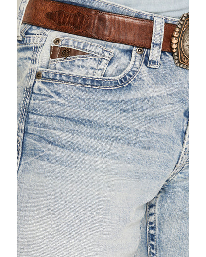 Men's Austin Wash Yukon Relaxed Straight Stretch Denim Jean