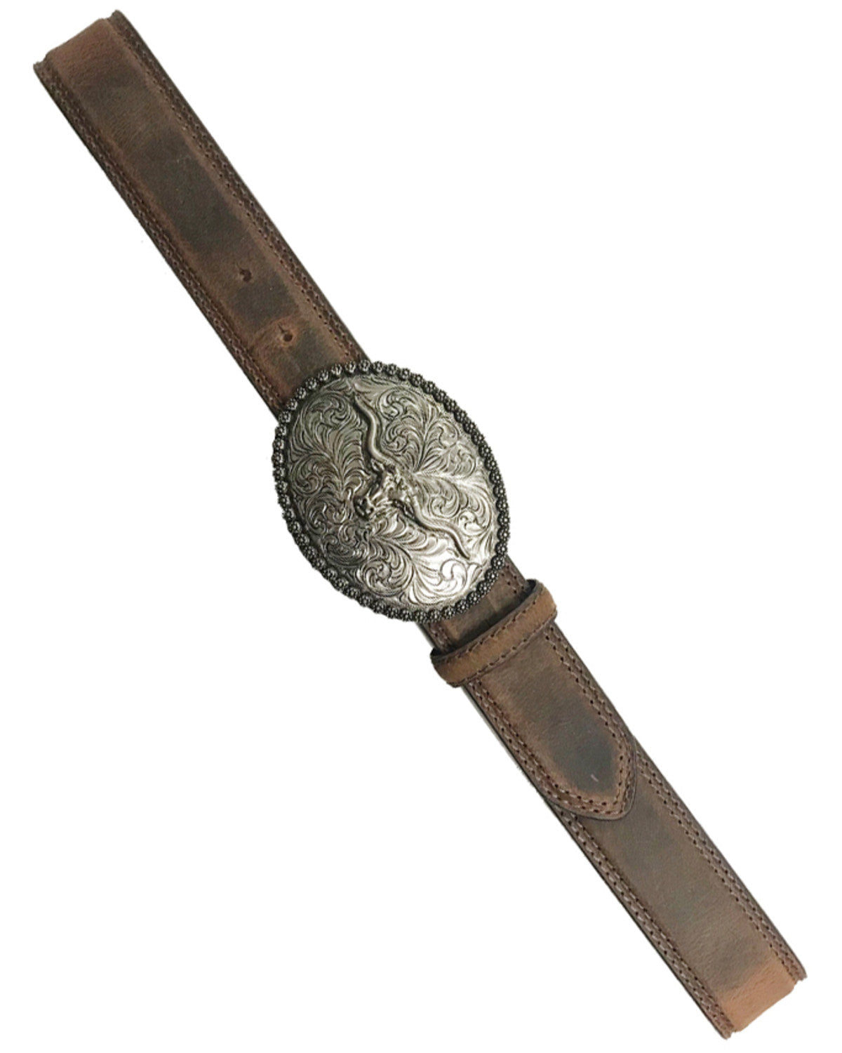 Men's Longhorn Berry Edge Buckle Belt