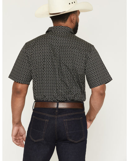 Men's Shiloh Micro Floral Print Short Sleeve Button-Down St