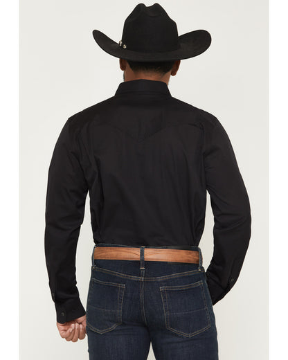 Black 1978® Men's Lawman Solid Long Sleeve Button-Down West