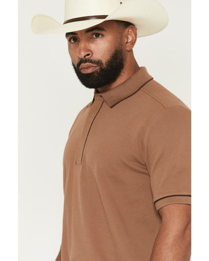 Black 1978® Men's Cooper Solid Short Sleeve Stretch Polo