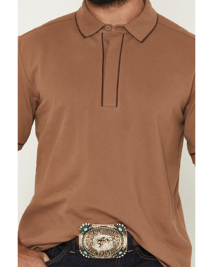 Black 1978® Men's Cooper Solid Short Sleeve Stretch Polo