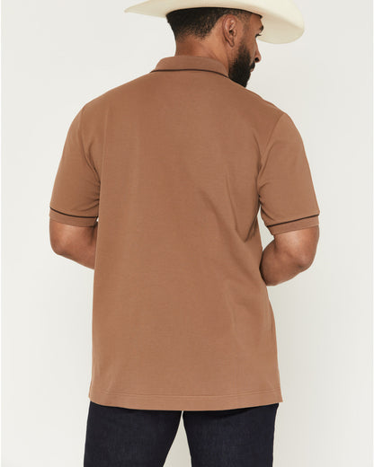 Black 1978® Men's Cooper Solid Short Sleeve Stretch Polo