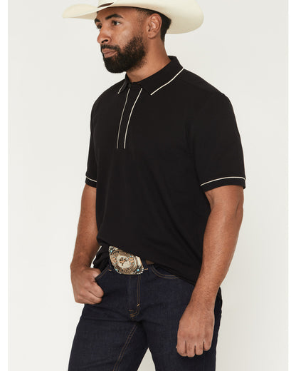 Black 1978® Men's Cooper Solid Short Sleeve Stretch Polo