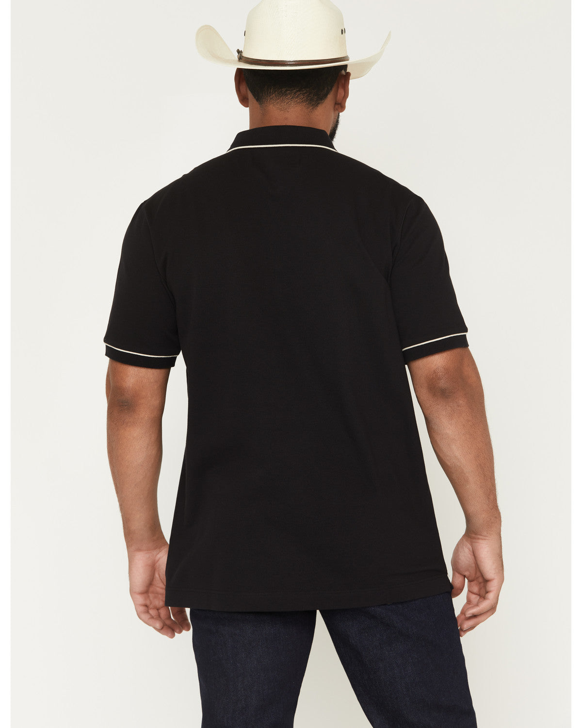 Black 1978® Men's Cooper Solid Short Sleeve Stretch Polo