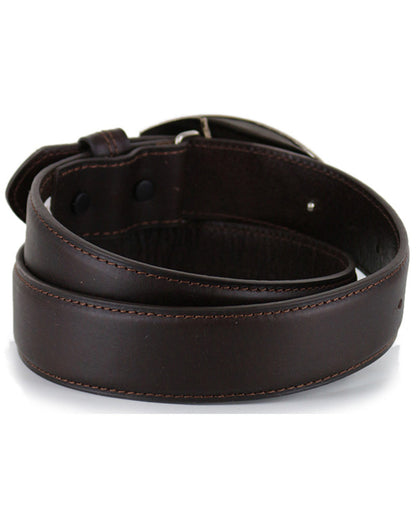 Men's Bullet Buckle Leather Belt