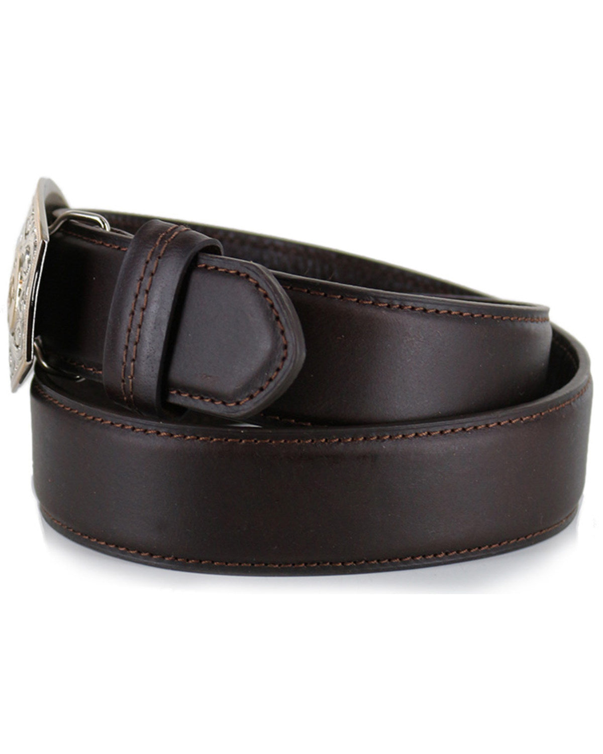 Men's Bullet Buckle Leather Belt