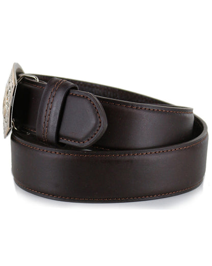 Men's Bullet Buckle Leather Belt