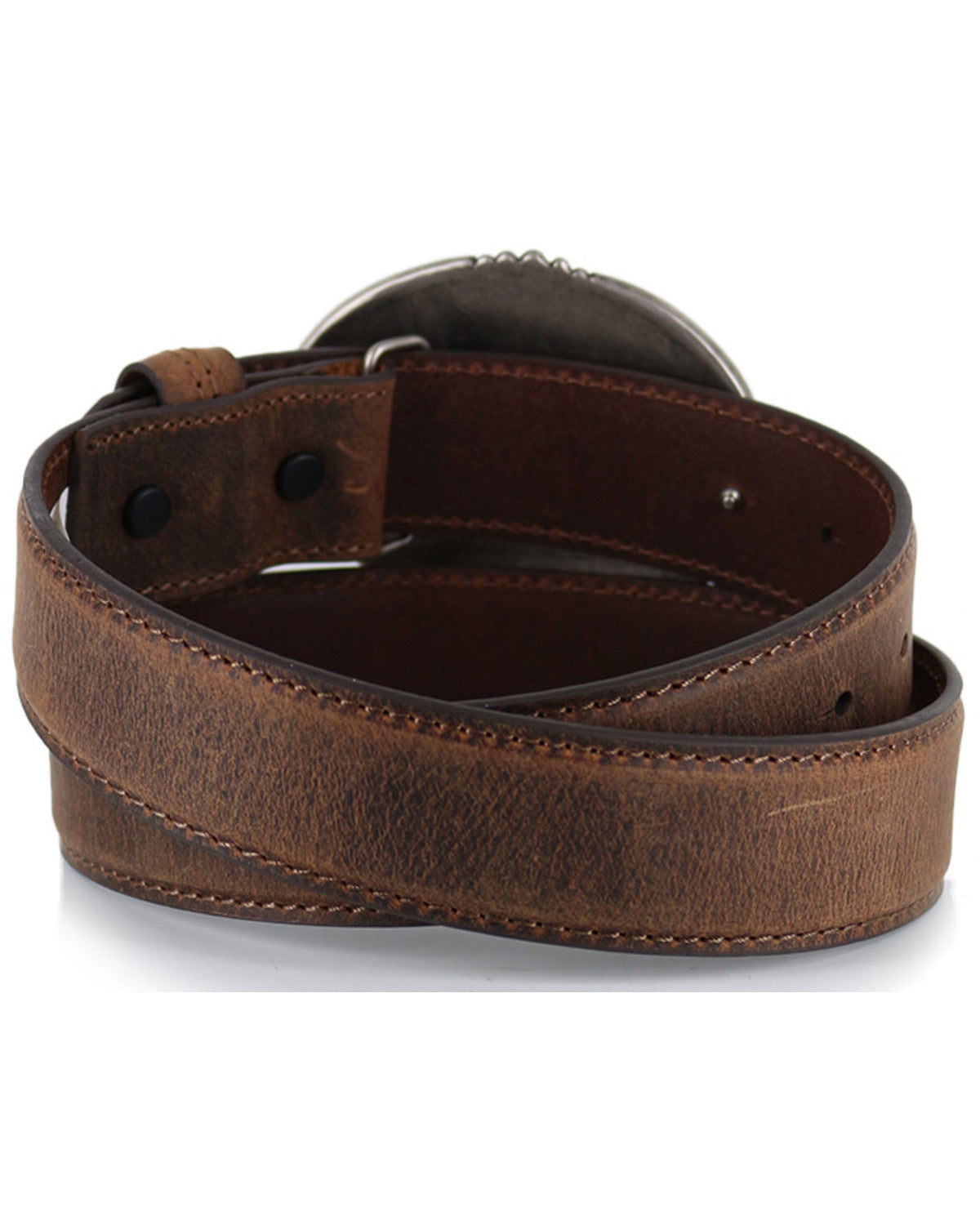 Men's Patriotic Eagle Leather Belt
