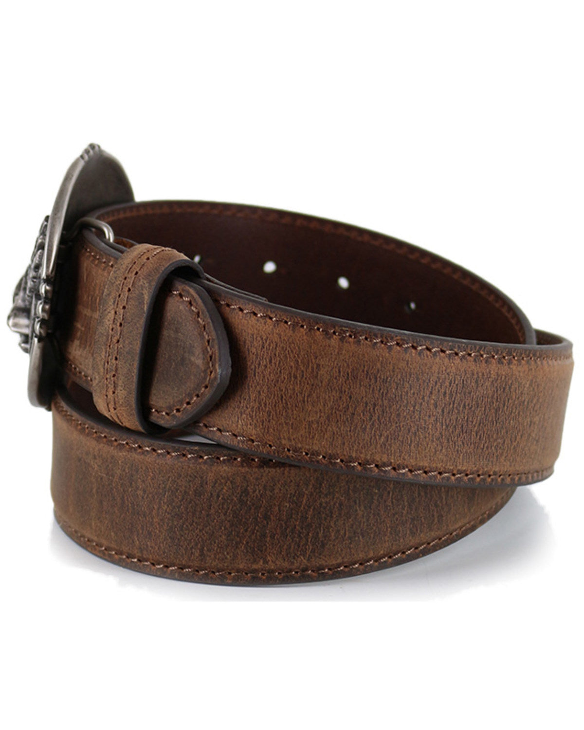 Men's Patriotic Eagle Leather Belt