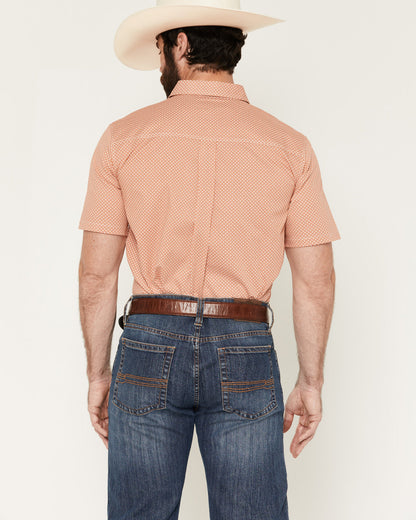 Men's Grill And Greet Medallion Print Short Sleeve Stretch