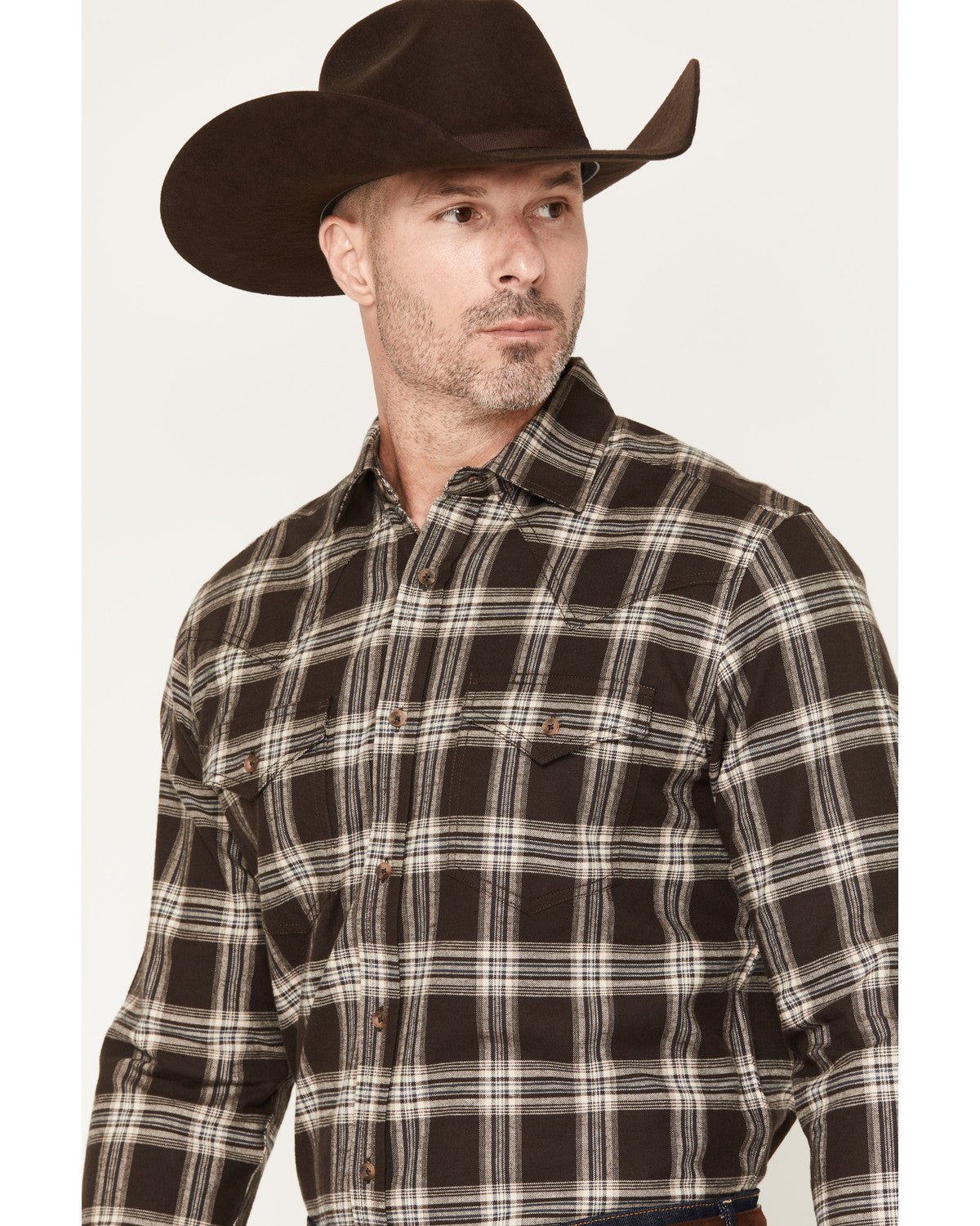 Black 1978® Men's McCone Plaid Print Long Sleeve Button-Dow