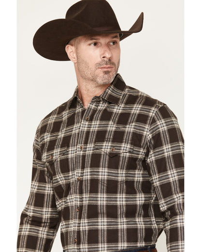 Black 1978® Men's McCone Plaid Print Long Sleeve Button-Dow