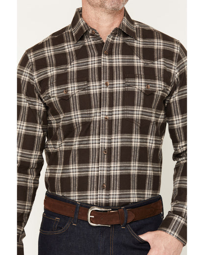 Black 1978® Men's McCone Plaid Print Long Sleeve Button-Dow
