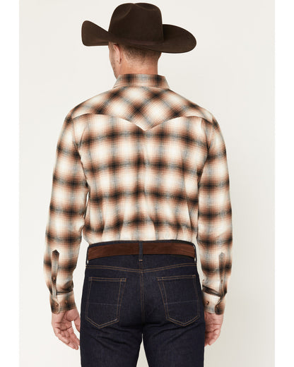 Black 1978® Men's Broadwater Plaid Print Long Sleeve Button