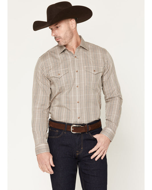 Black 1978® Men's Pondera Plaid Print Long Sleeve Button-Do