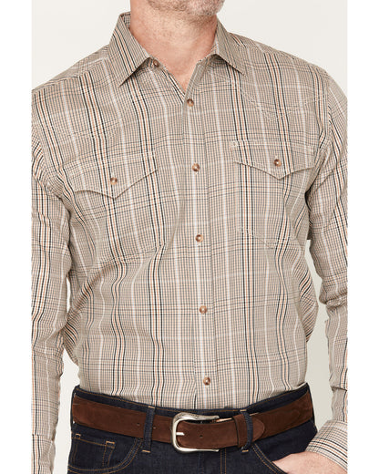 Black 1978® Men's Pondera Plaid Print Long Sleeve Button-Do