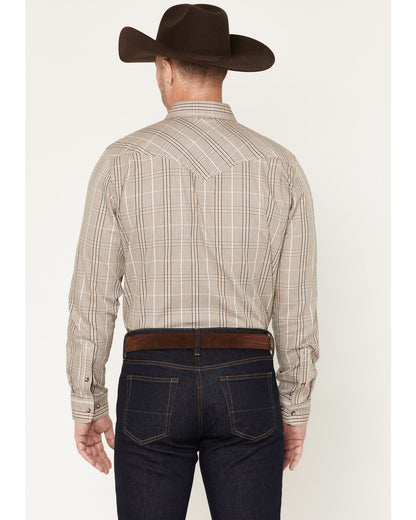 Black 1978® Men's Pondera Plaid Print Long Sleeve Button-Do