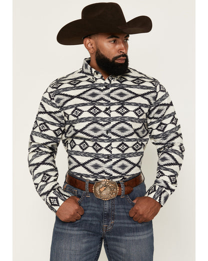 Men's Tiki Room Southwestern Print Long Sleeve Button-Down