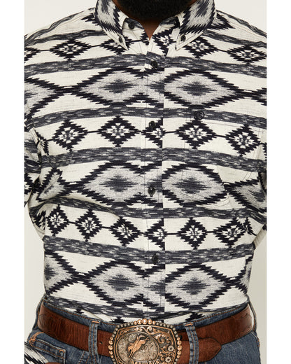 Men's Tiki Room Southwestern Print Long Sleeve Button-Down